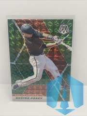 2021 Panini Mosaic Buster Posey #21 Mosaic Green Prizm Giants